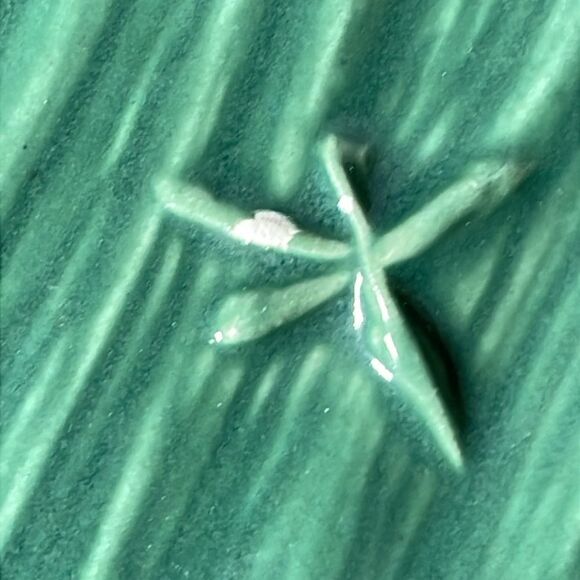 Treasure Craft Made in USA Cactus Shaped Green Ceramic Dish/Planter - Picture 8 of 13